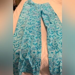 Lilly Pulitzer Blue fish Patterned Women's Swim Pants